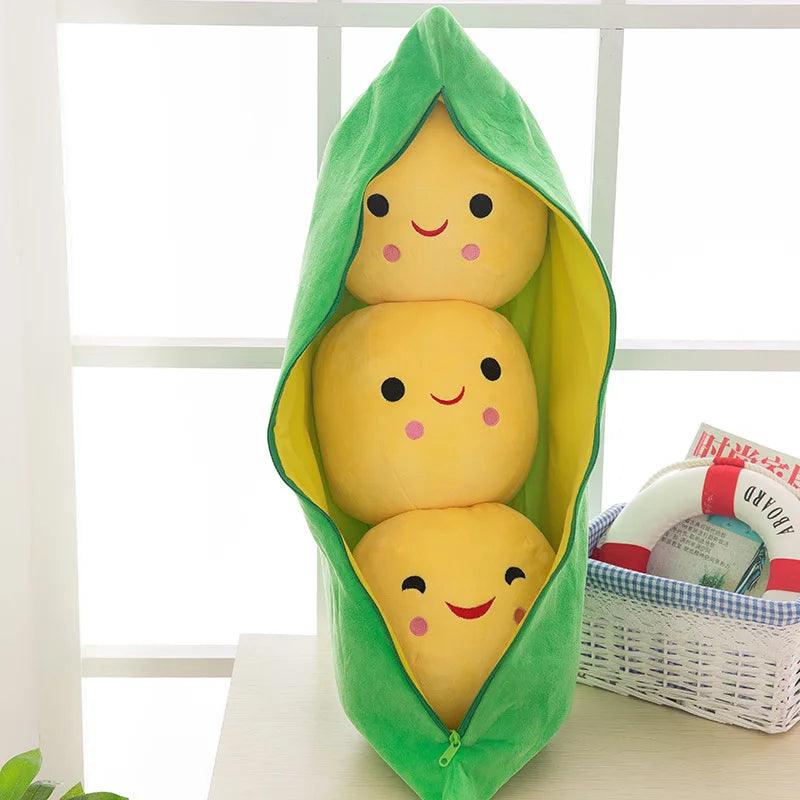 Peluche Petit Pois Jaune - Peluchy