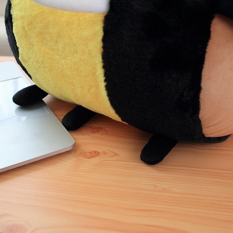 Pattes Abeille jaune et noir en Peluche - Peluchy