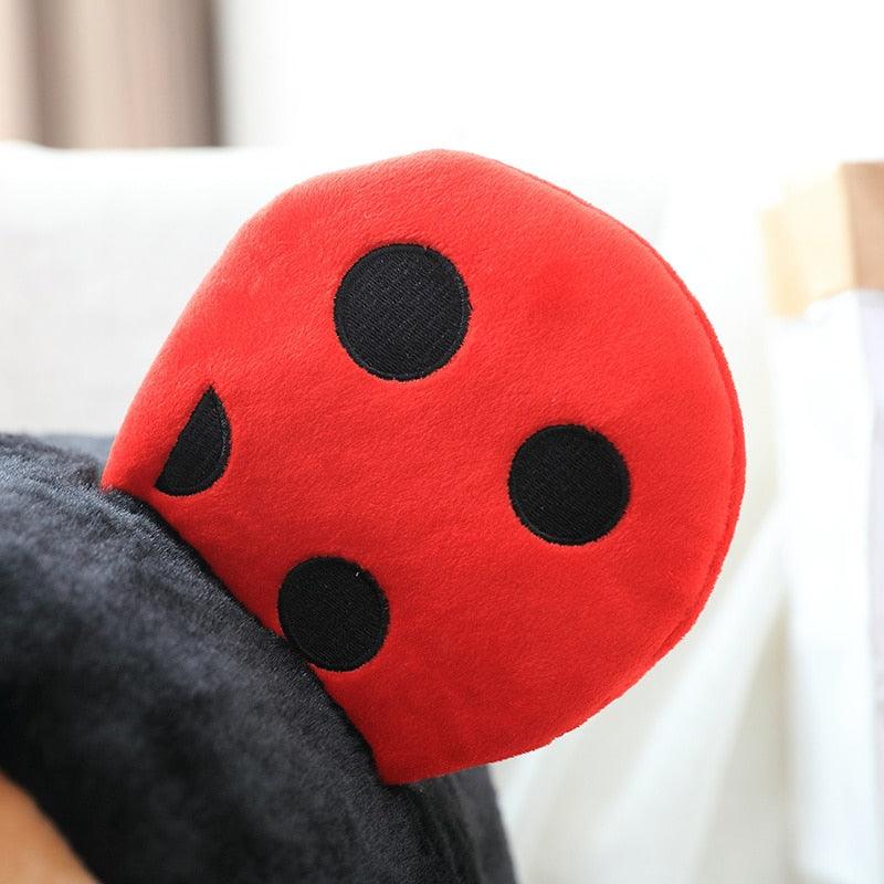 Ailles Petite Abeille Rouge en Peluche - Peluchy