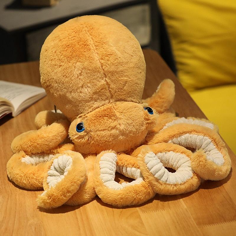 Peluche Pieuvre Orange - Peluchy