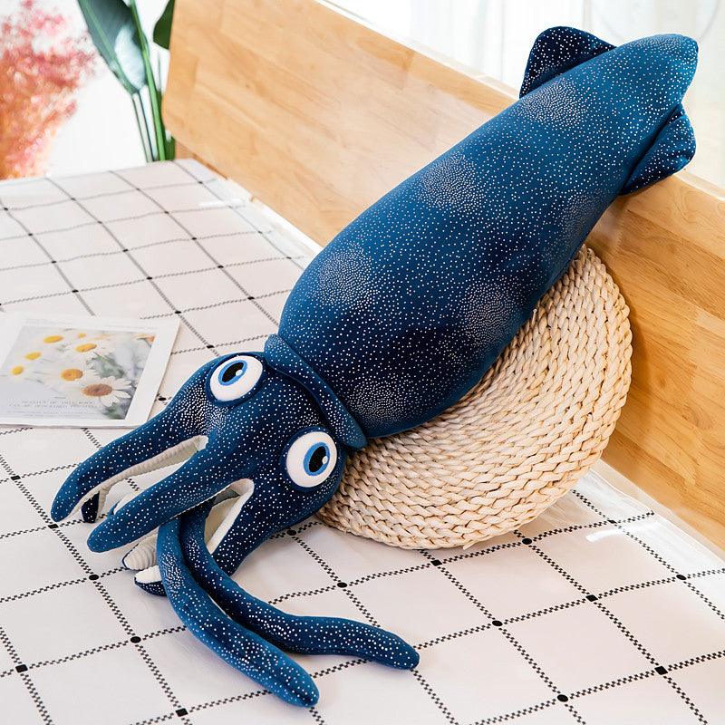 Peluche Pieuvre Bleu Foncé - Peluchy
