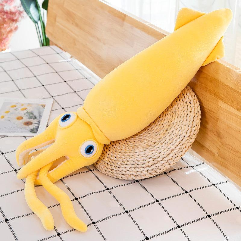 Peluche Pieuvre Jaune - Peluchy