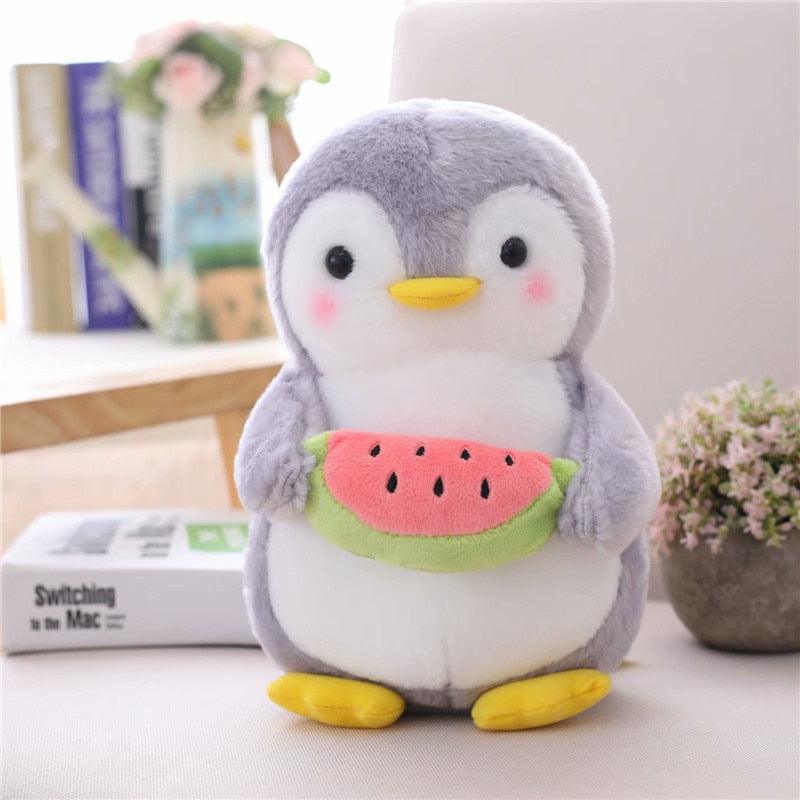 Peluche Pingouin Pastèque - Peluchy