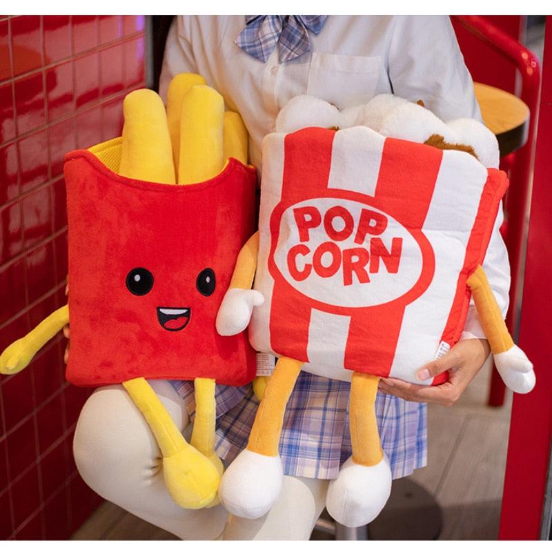 Peluche Pop-Corn et Frites - Peluchy