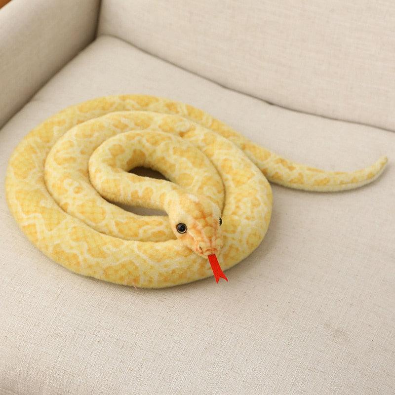 Peluche Serpent Jaune - Peluchy