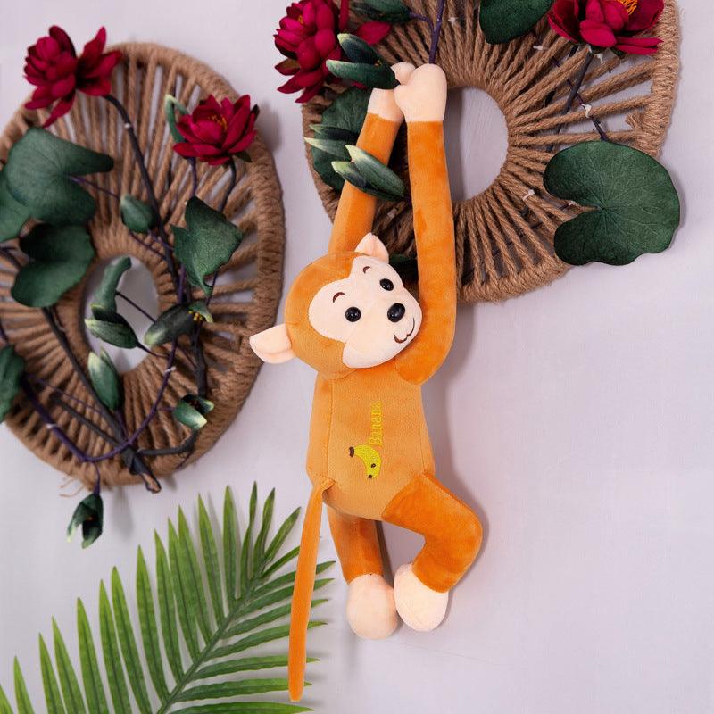 Peluche Singe Long Bras Orange - Peluchy