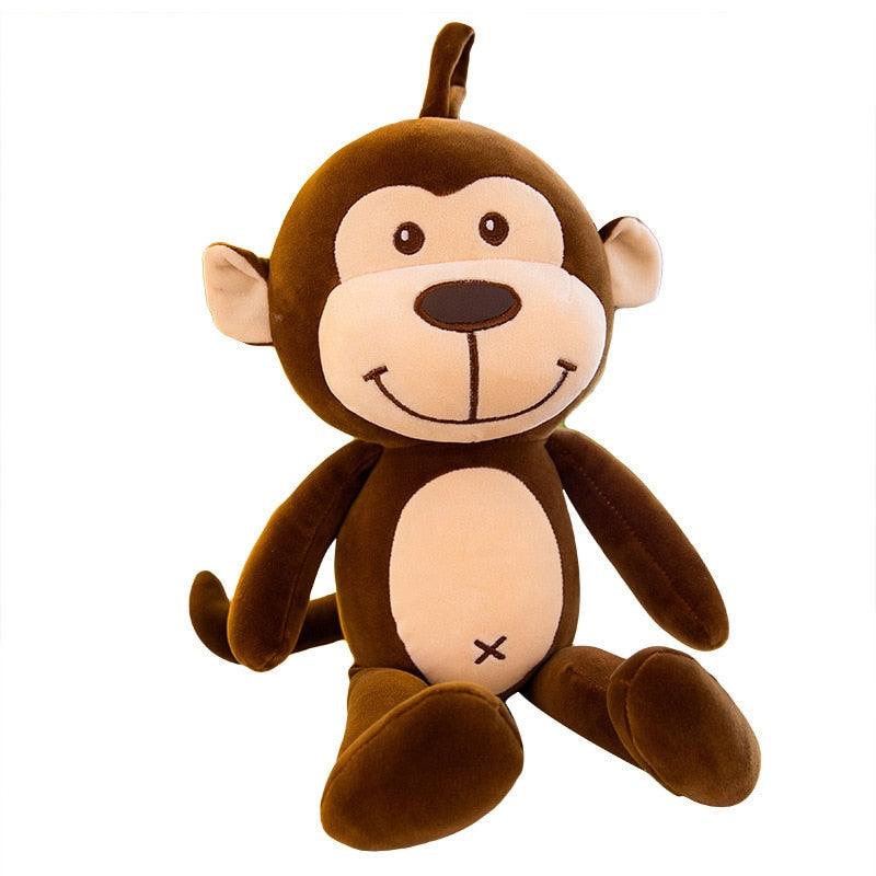 Peluche Singe Fond Blanc - Peluchy