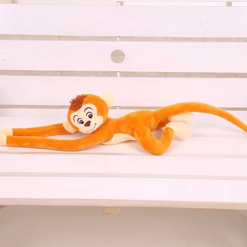 Peluche Singe Long Bras Orange - Peluchy
