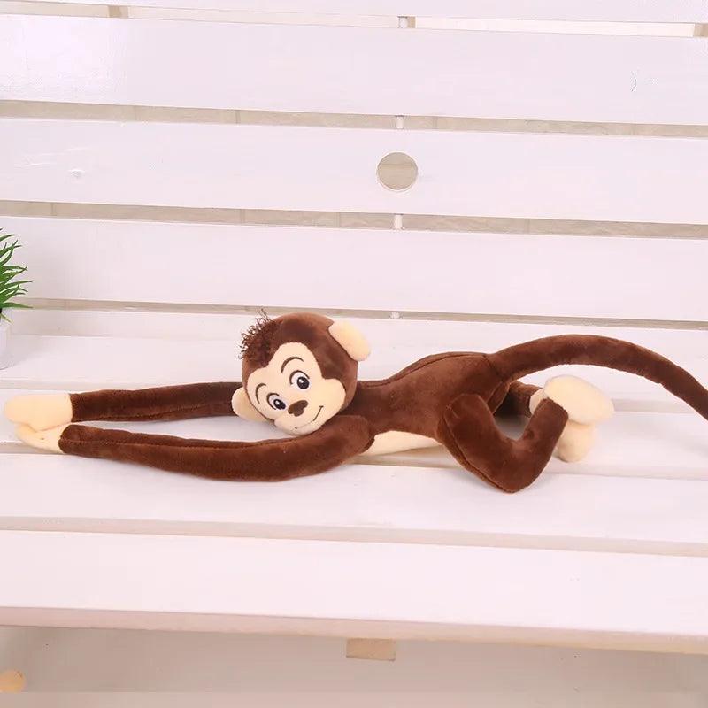 Peluche Singe Long Bras Brun - Peluchy