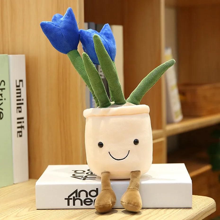 Peluche Tulipe Bleue - Peluchy