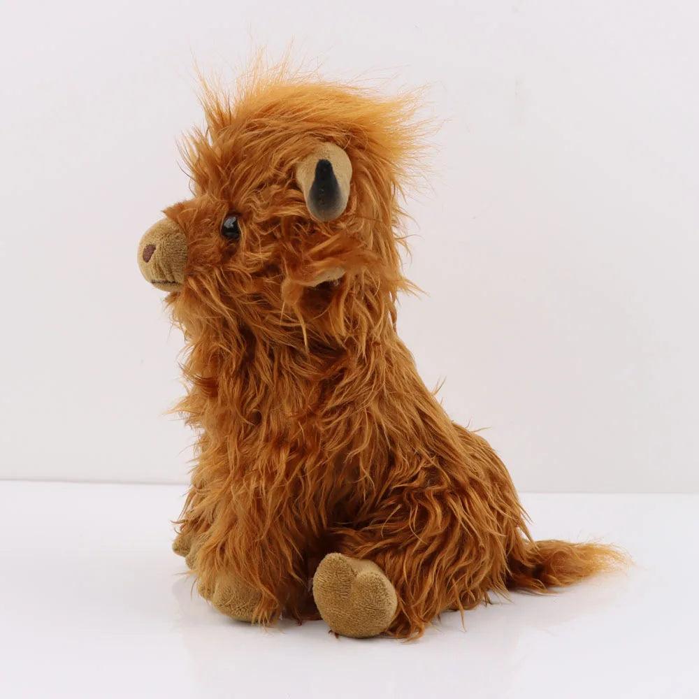 Peluche Highland Vache Brune - Peluchy