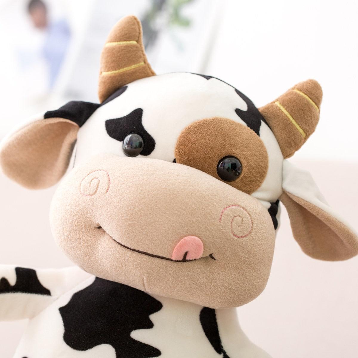 Peluche Vache Mignonne Tête - Peluchy