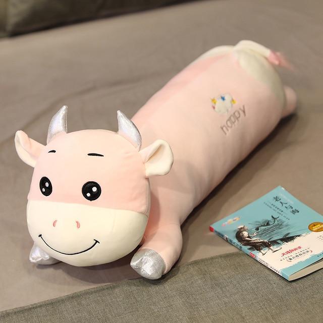 Peluche Vache XXL Rose - Peluchy