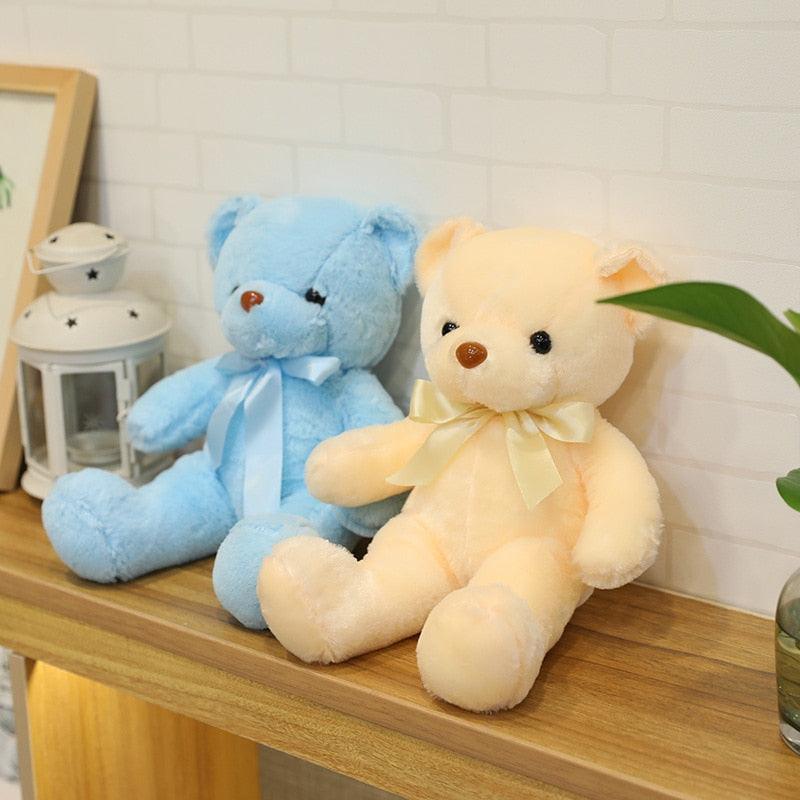 Petit Nounours Beige et Bleu - Peluchy
