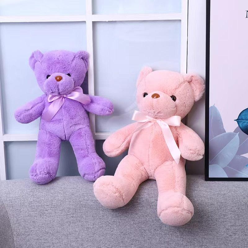 Petit Nounours Violet et Rose - Peluchy