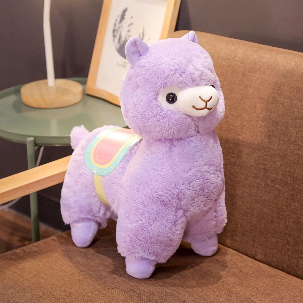 Lama Peluche Violet - Peluchy