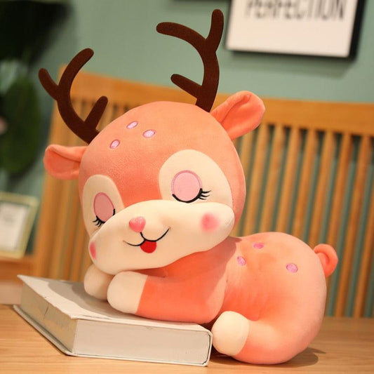 Peluche Cerf Rose Kawaii - Peluchy