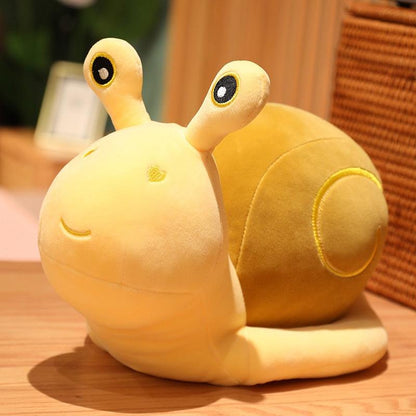 Peluche Escargot Jaune - Peluchy