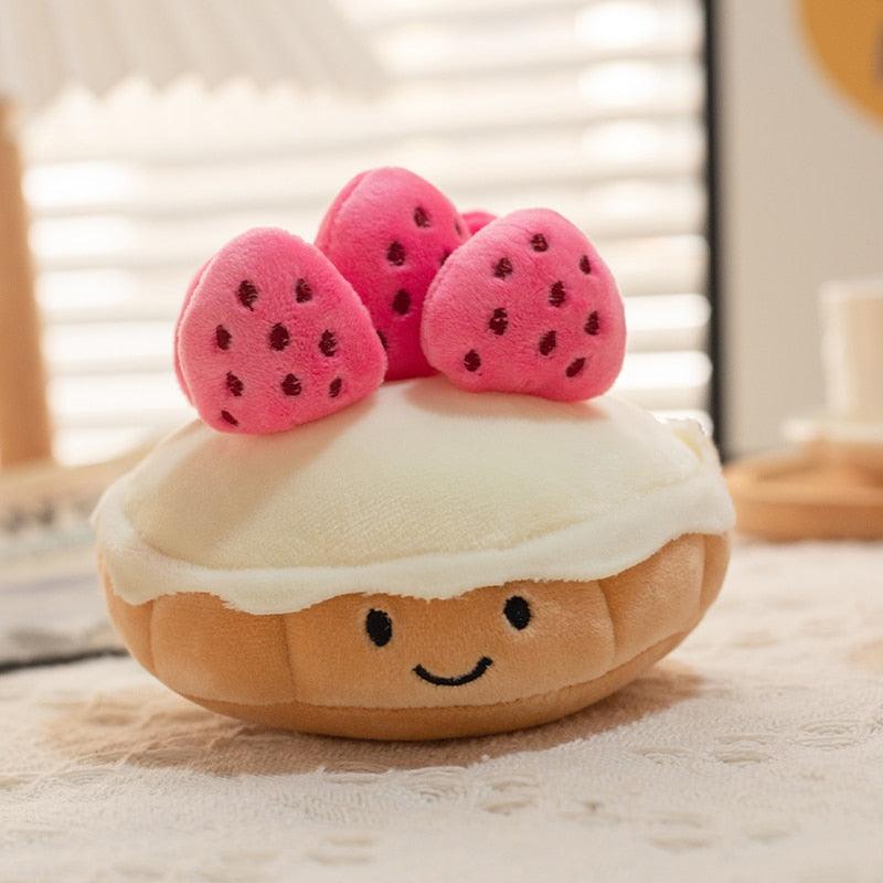 Peluche Gâteau Fraise - Peluchy