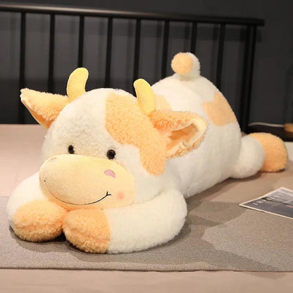 Peluche Géante Vache Jaune - Peluchy