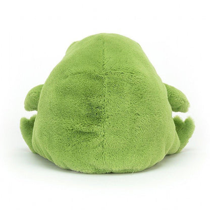 Peluche grenouille de dos - Peluchy