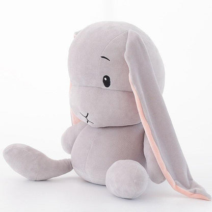 Peluche Lapin Gris Coté - Peluchy