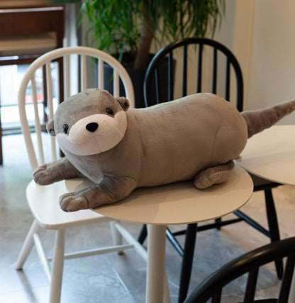 Peluche Loutre Grise - Peluchy