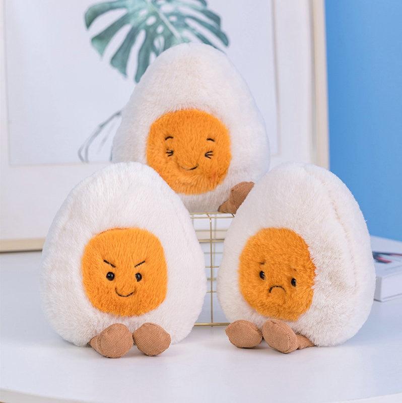 Œufs Heureux Triste et Vilain en Peluche - Peluchy