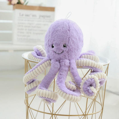 Peluche Poulpe Violet - Peluchy