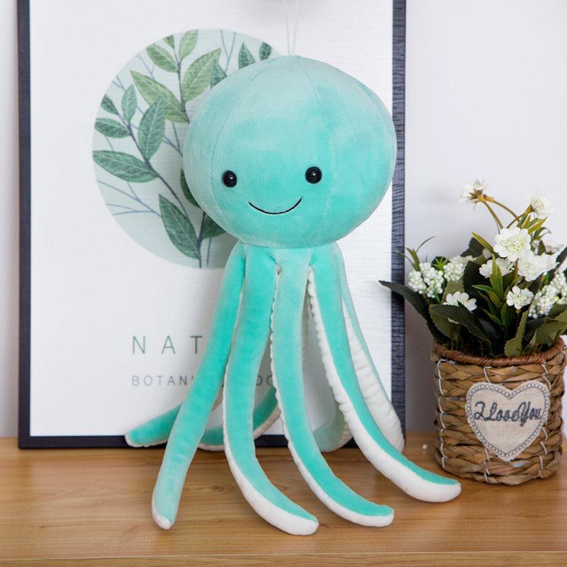 Poulpe Peluche Cyan - Peluchy